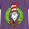 thumbnail image 3 of Cat in the Hat - Cat Wreath - Toddler And Youth Girls Short Sleeve Graphic T-Shirt, 3 of 6