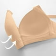 thumbnail image 5 of Egzmbll Plus Size Bras for Women Wireless Push up Seamless Breathable Full Coverage Womens Bra, 5 of 7