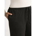 thumbnail image 4 of Joyspun Women’s Sleepwear Long Knit Pajama Pants, 29'' Inseam, Sizes S-3X, 4 of 6
