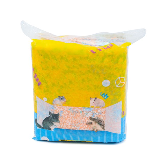 CAROOTU Dust-Free Natural Clean and Cozy Paper Nesting Small Pet Bedding With Odor Control Guinea Pig Bedding 4.1L