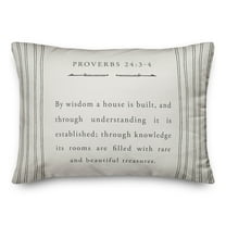 Creative Products Proverbs 24 20 x 14 Spun Poly Pillow