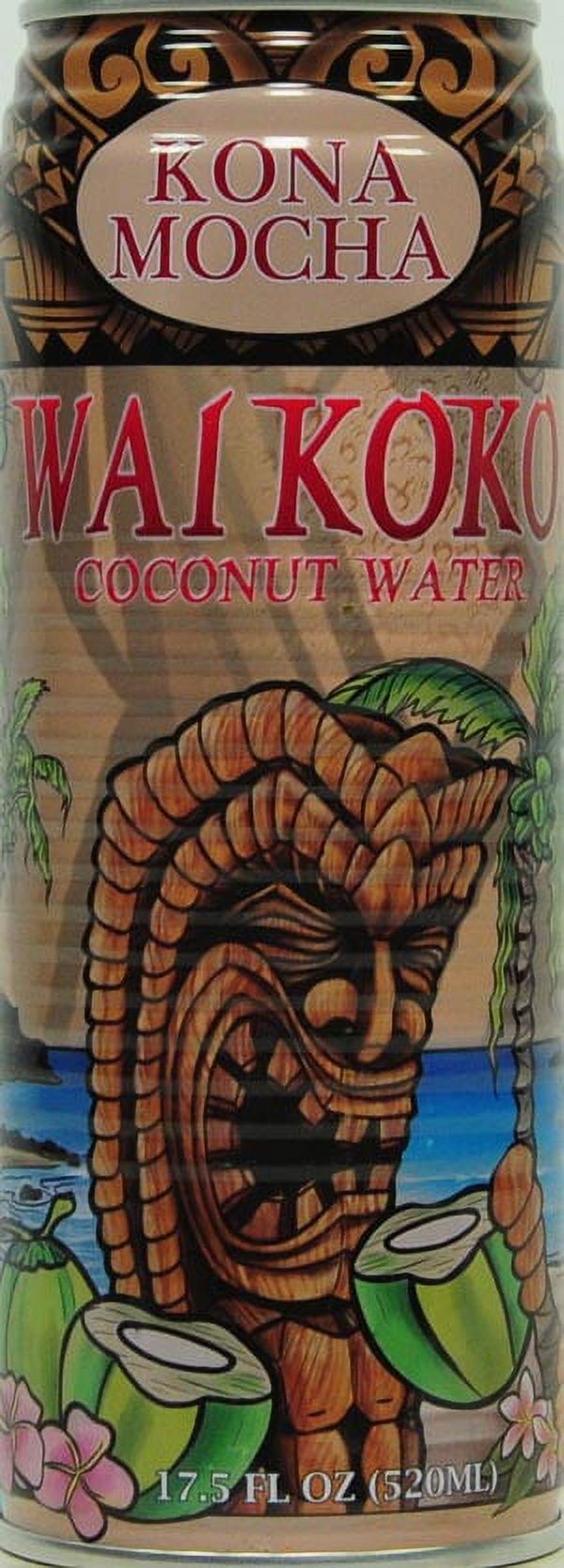 Wai Koko Kona Mocha Coconut Water, 17.5 Fl. Oz.