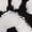 BLACK/WHITE, variant on Women's Swirl Print Boucle Cropped Button Front Cardigan