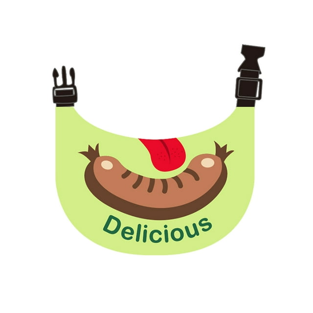 Pet Dogs Saliva Towel Delicious Sausage Pattern Bandana Bibs Funny Photography Props Gift For Cats Dogs