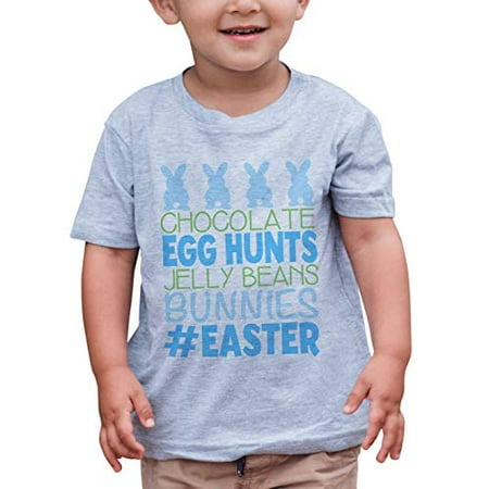 

7 ate 9 Apparel Baby Boy s #Easter Happy Easter T-Shirt Grey