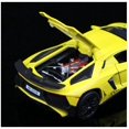 thumbnail image 3 of Coche de juguete Lamborghini de aleación 1:32 amarillo oso de fresa Electrónica, 3 of 3