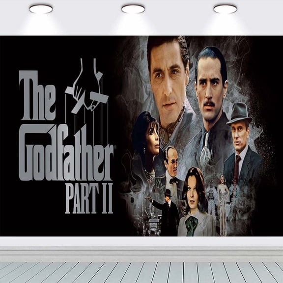 The Godfather Backdrop Banner Party Supplies Poster Movie Theme Background for Photography Birthday Decorations