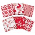 thumbnail image 1 of Inkdotpot Set of 6 Drink Coasters DecorativeNon,SlipCork Base4-inch Square PrintedCoastersEasy Clean- Floral, 1 of 8