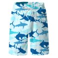 thumbnail image 3 of Aayomet Short de Bain Homme Décontracté Imprimé Sport Plage avec Poches (Vert, m), 3 of 5