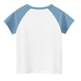 thumbnail image 5 of MKOSPLRT Summer Tops for Kids Girls Boys 3-14 Years Short Sleeve Lounge Tshirts Crew Neck Raglan Shirts Lightweight Color Block Tees, 5 of 9