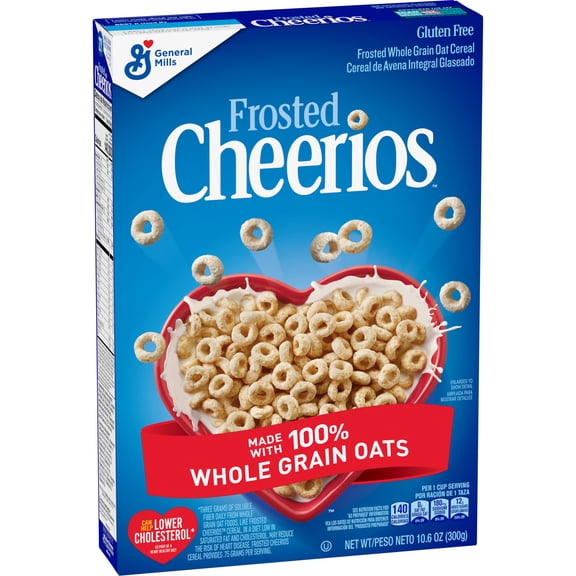 Frosted Cheerios, Heart Healthy Gluten Free Breakfast Cereal, 10.6 oz