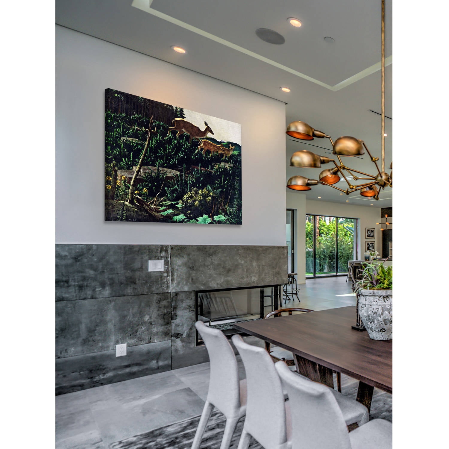 Marmont Hill - "Black Tail Deer" Painting Print on Wrapped Canvas