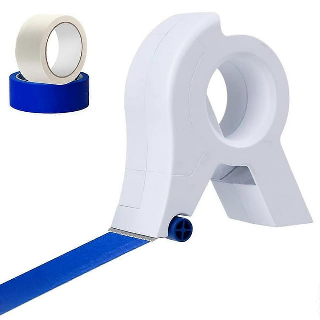 Masking Tape Applicator with 2Pack Each 1.4 Inch Tape Painters Tape Dispenser for Window Trim Door Frames