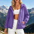 thumbnail image 2 of jiaxiM Rain Jacket Women Lightweight Packable Raincoat Windbreaker Stand Collar, Hidden Hood, Four Pockets, Light Rain Jacket for Hiking Travel, Moderate Rain, 2 of 6