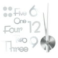 thumbnail image 5 of Sticker ClockFrameless Adhesive Wall Clock Wall Decoration Frameless Clock Effortless Installation, 5 of 5