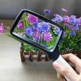 thumbnail image 2 of Square Hand-Held Foldable Magnifying Glass with LED Lighting, 2 of 6