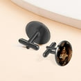 thumbnail image 6 of Leopard Elegant Dress Shirt Cufflink Set Made of Stainless Steel for Formal Events, 6 of 6