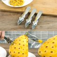 thumbnail image 2 of 1Pcs Practical Easy Pineapple Slicer Clips Stainless Steel Pineapple Eye Peeler Multifunction, 2 of 4