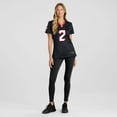 thumbnail image 4 of Maillot de Match de l'Équipe des Houston Texans de la Marine # Calen Bullock pour Femmes, M, 4 of 7