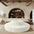 thumbnail image 7 of Meridian Furniture Arc Cream Velvet Modular Sectional, 7 of 7