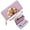 Purple, variant on GEEAD Lightweight Women's Clutch Wallet Fashion Women ID Credit Card Holder Puppies Colorful bouquet Affection Season And Graduation Gifts Zipper Coin Pocket