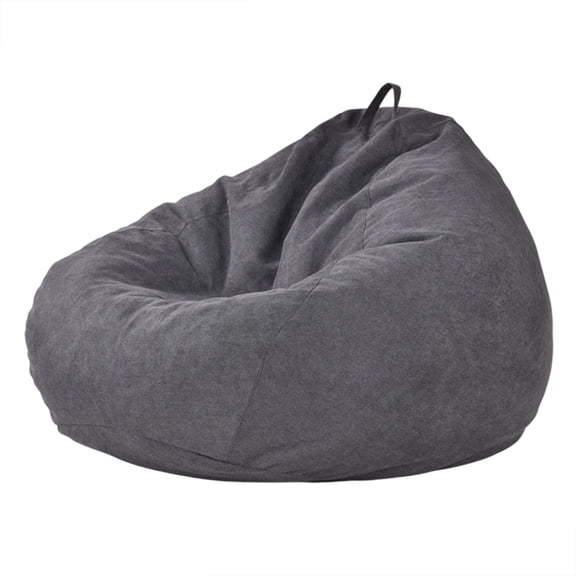 Large Bean Bag Chair Cover for Adults 120cm Washable Fabric Sofa Slipcover Universal Stretchable Couch Protector Storage Beanbag Cover No Filler Included Multiple Colors