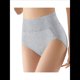 thumbnail image 1 of Ropa Interior Triangular Transpirable de Color Sólido para Mujer, Cintura Alta, Control de Abdomen y Levantamiento de Cadera. Gris M, 1 of 7