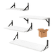 thumbnail image 1 of Repisas Flotantes Labg Madera Modernas Estantes Baño Topon 4 Pzs Blanco, 1 of 5