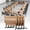 Light Wood 47.2in, variant on Folding Conference Table with Wheels, Flip Top Mobile Training Table for Office, Modular Conference Room Tables for 2-30 Person