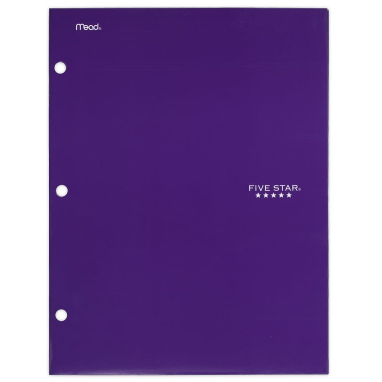 Five Star 4-Pocket Paper Folder for Kids, Assorted Colors, 6 Pack
