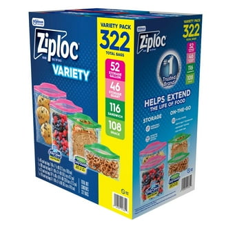 Ziploc Big Bags, XXL Double Zipper Bag Count Pack