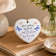 thumbnail image 6 of Heart Acrylic Ornament Keepsake Gift, Friendship Hanging Decor, Christmas Tree Birthday Thanksgiving Holiday Home Decor Pendant, Sentimental Gift For Best Friend, 6 of 7