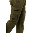 thumbnail image 5 of X RAY JEANS Mens Belted Classic Fit Cargo Pants, Olive, 30X32, 5 of 6