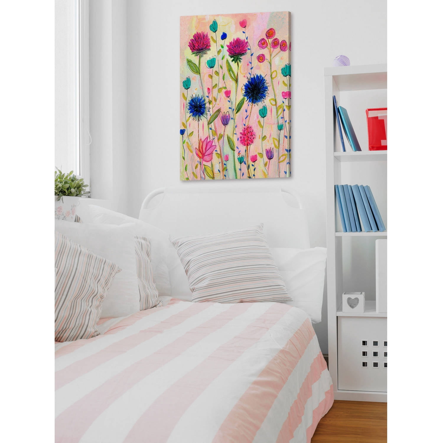 Marmont Hill "Thistle" by Sascalia Painting Print on Wrapped Canvas
