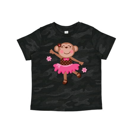 

Inktastic Ballerina Dance Monkey Gift Toddler Toddler Girl T-Shirt