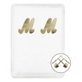 thumbnail image 1 of JOYARIS Arete Broquel Pendiente Inicial Amor Mujer Regalo Oro 10k A-0000185, 1 of 4