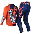 thumbnail image 2 of Willbros MX Jersey and Pant Combo Motocross Offroad Gear Set Protective Dirt Bike Riding Orange Racewear (Jersey Adult XXL/Pants W38), 2 of 11
