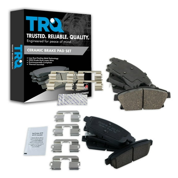 TRQ Ceramic Brake Pads Fits Buick Encore Verano Chevrolet Cruze Trax Volt BFA20176