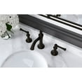thumbnail image 3 of Pfister LG49-TB0K Tisbury 2-Handle 8" Widespread Bathroom Faucet, Brushed Nickel, 3 of 7