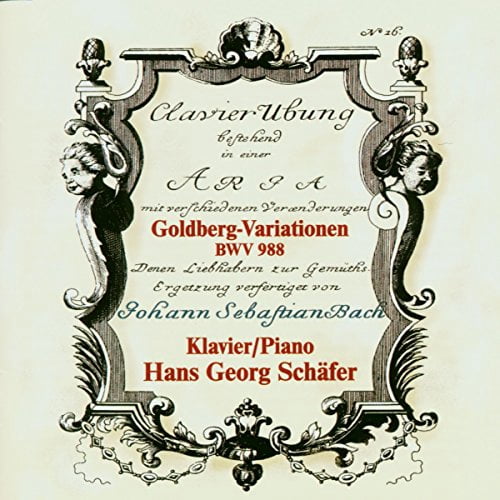 Hans Georg SCH Fer - Goldberg Variations - Music & Performance - CD