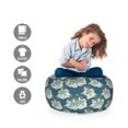 thumbnail image 2 of Clouds Storage Toy Bag Chair, Surreal Interpretation of Mountains Spirals, Stuffed Animal Organizer Washable Bag, Small Size, Sea Blue Seafoam, by Ambesonne, 2 of 3