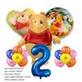 thumbnail image 3 of Suministros para fiestas de cumpleaños infantiles, juego de globos de dibujos animados de Winnie The Pooh, globos de fiesta, regalos para niños, adorno de papel para tartas, baby shower, 3 of 5