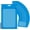 Blue, variant on 100 Pieces Resealable Mylar Bags with Clear Window - 4.7x7.8 Inches Smell Proof Bag Coffee Beans Packaging Pouch for Food Self Sealing Storage Supplies Jewelry Electronics Party, Pink