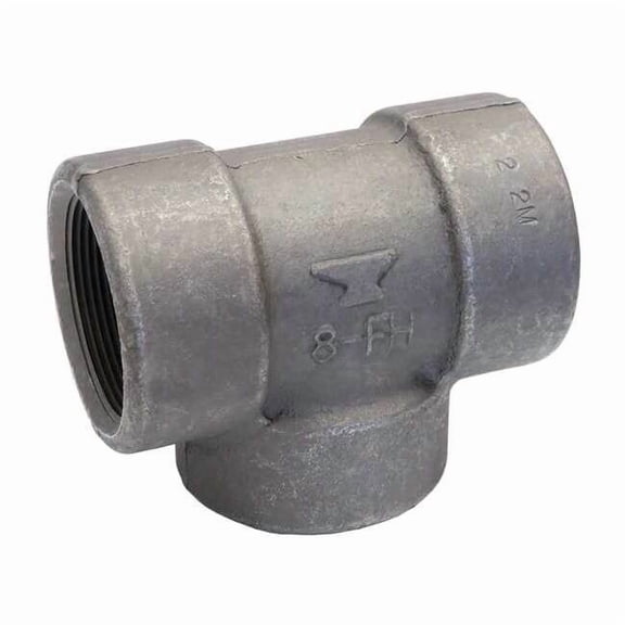 Anvil Tee Tee, 3/8" Pipe, FNPT, Forged Steel, Class 2000 0361024409