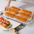thumbnail image 5 of VQPeo 6-cavity Silicone Bread Loaf Pan, Nonstick Sourdough Loaf Pan & Heat Resistant Bread Pan, Bread Pans for Homemade Bread, Silicone Molds for Baking Hoagie Rolls, 5 of 5
