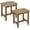 Brown, variant on Y&M Outdoor Side Table, HIPS Adirondack Small Single Table, Waterproof Square Outside Table, Balcony Modern End Tables for Patio, Pool, Beach, Porch, Deck, Indoor or Outdoor Use (Brown, 2 Pack)