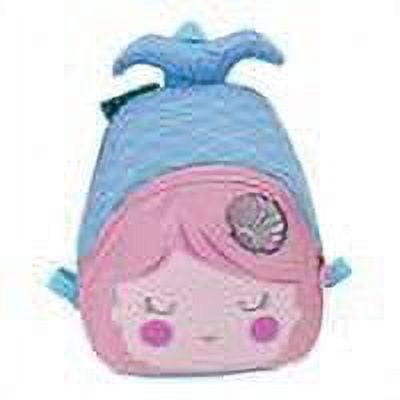 YOPTOP Sac à Dos Fille Enfant Sirène Dessin Animé Queue de Poisson Mignon Mini Sac d'École, Bleu