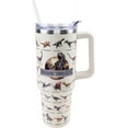 thumbnail image 3 of Dinosaur Mug 40 oz Tumbler with Handle and Straw Lid Leak Proof - 40 Ounce Tumbler for Jurassic Dino World Park Dinosaur Birthday Decorations Party Supplies Stainless Steel Cup, 3 of 4