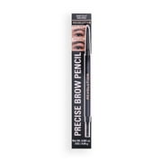 Revolution Precise Brow Pencil, Ultra-Fine, Dual-Sided Eyebrow Color, Warm Ebony