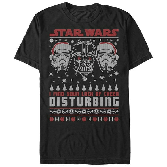 Star Wars Disturbing Sweater Black T-Shirt-Small